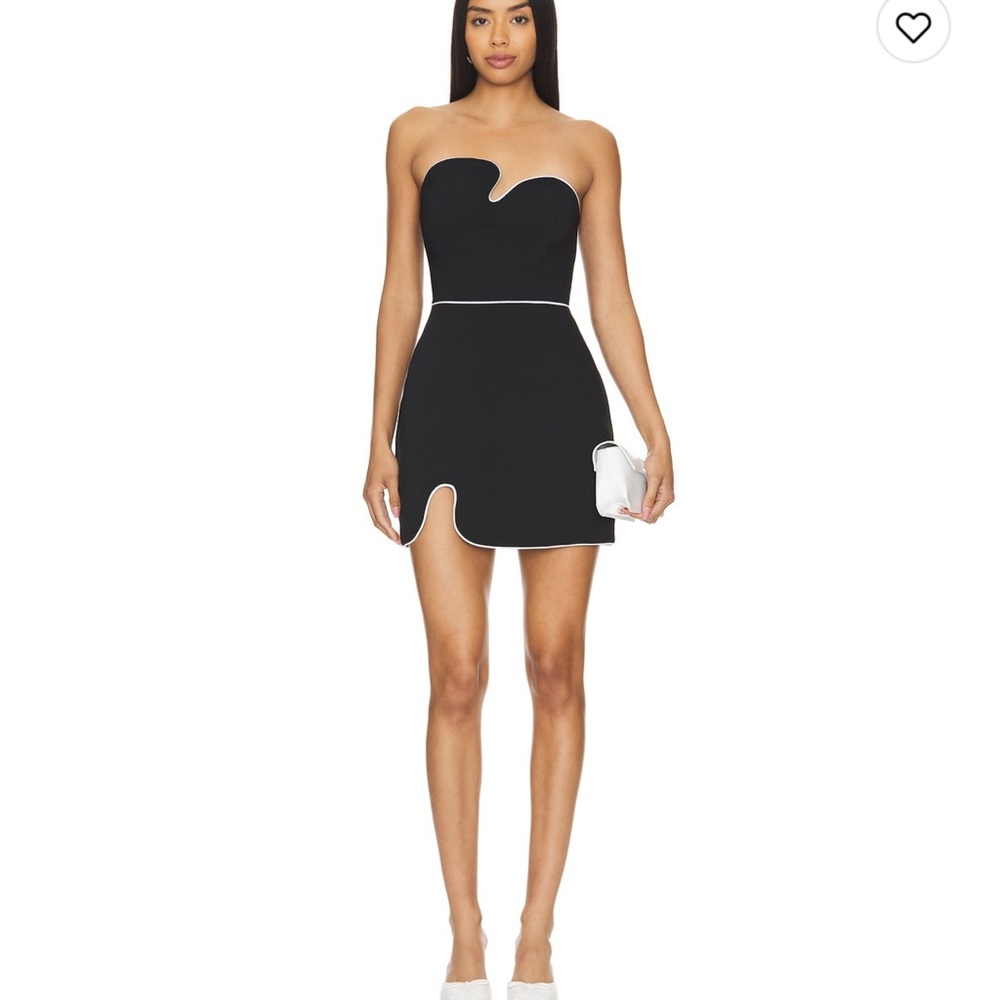 Amanda Uprichard Black Strapless Mini Dress WORN ONCE